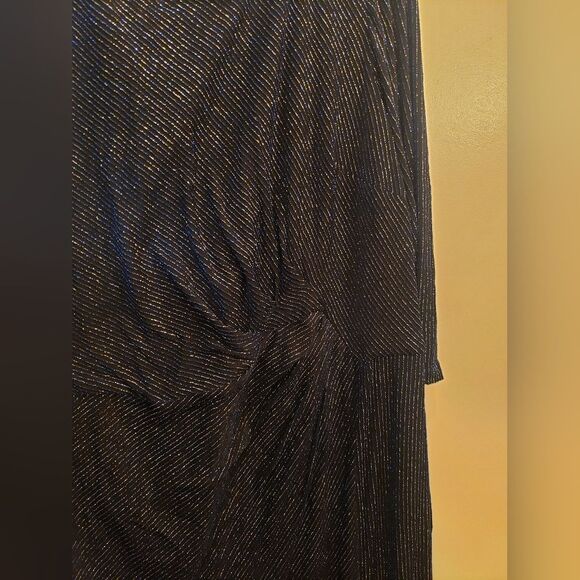 Lane Bryant Ruched Side Sparkle Dress 22/24 - Picture 9 of 11